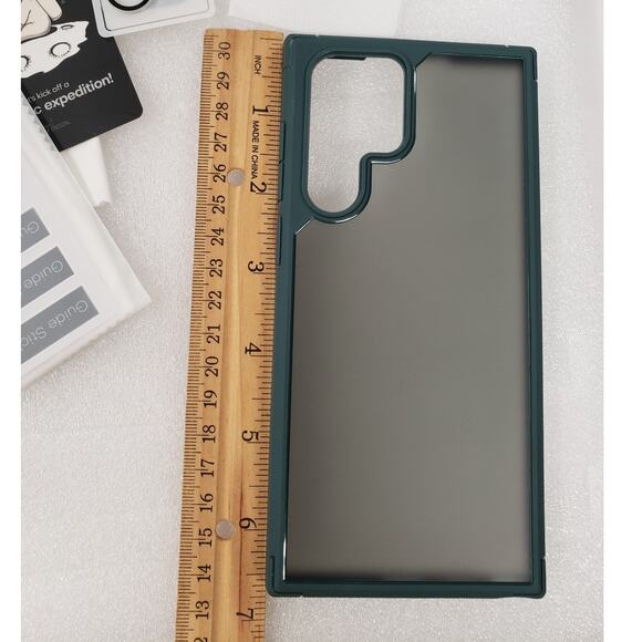 Tocol Phone Case for Samsung Galaxy S22 Ultra. Teal Frosted Matte. Shockproof - Picture 8 of 10